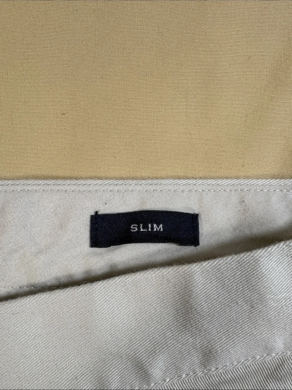 J.Crew Flex Mens 33x30 Slim Fit Chino Pants Light Khaki Tan Twill Trousers
